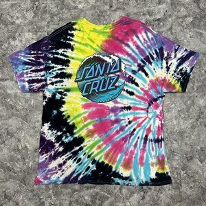 Santa Cruz Skateboards Skate Tie-Dye XL T-Shirt Shirt